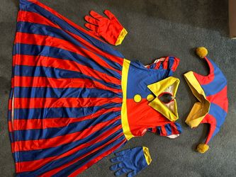 The Amazing Digital Circus Pomni Girl Costume Size XL