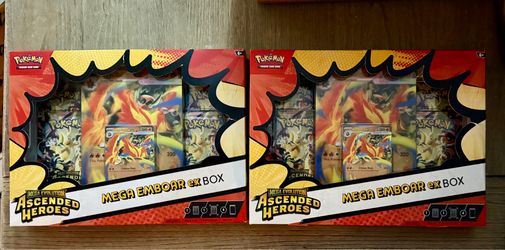 Pokemon Ascended Heroes Mega Emboar ex Box