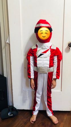 Disney Red Power Ranger Costume Size XS 4T-5T