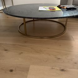 Coffee Table Black Marble 
