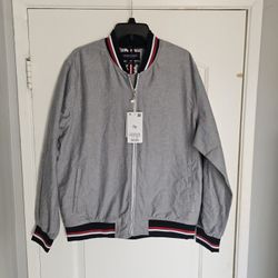 Men's Jacket Xl Chamarra Denim And Flower