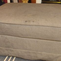 Gray Ikea Ottoman With Storage 