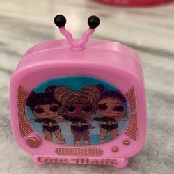 LOL HTF Surprise Accessory Television TV Pink Bright Piece Glamper / House