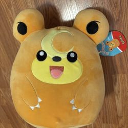 Squishmallows Pokemon Teddiursa Stuffed Plush Toy