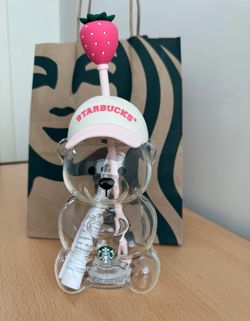 Authentic Starbucks Pink  bearista cups