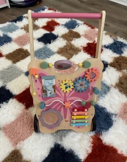 wood baby walker