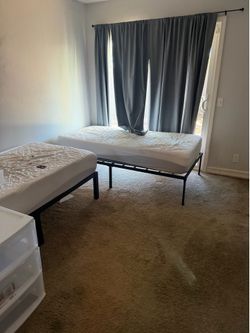 Two Twin Platform Bed frames