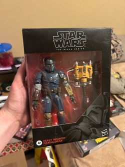 Star Wars heavy infantry Mandalorian black series figure