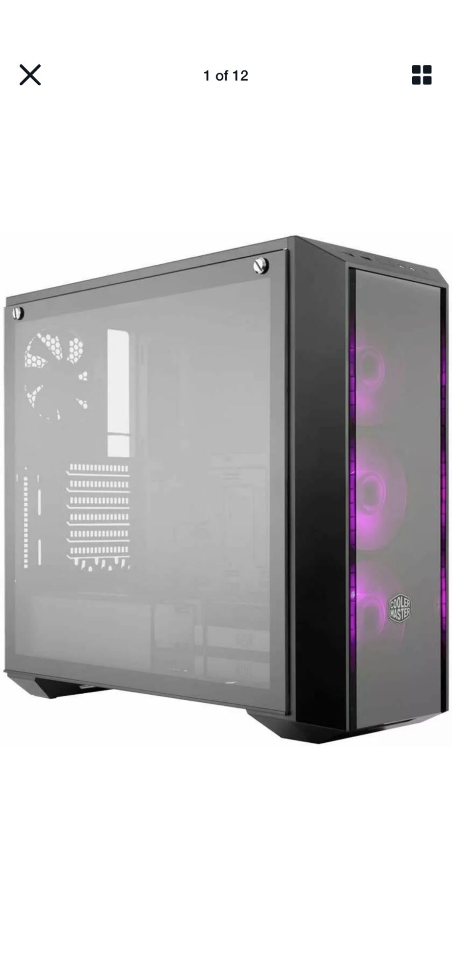 Cooler Master MasterBox Pro 5 RGB Tempered Glass Mid-Tower Computer Case