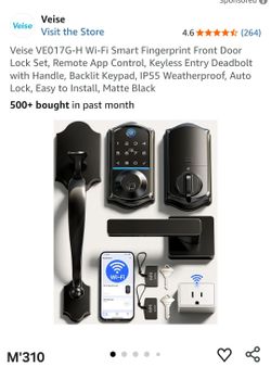 Smart Fingerprint Door Lock Keyless & Secure! (M'310)