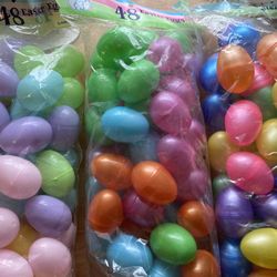 144 New Plastic Easter Eggs