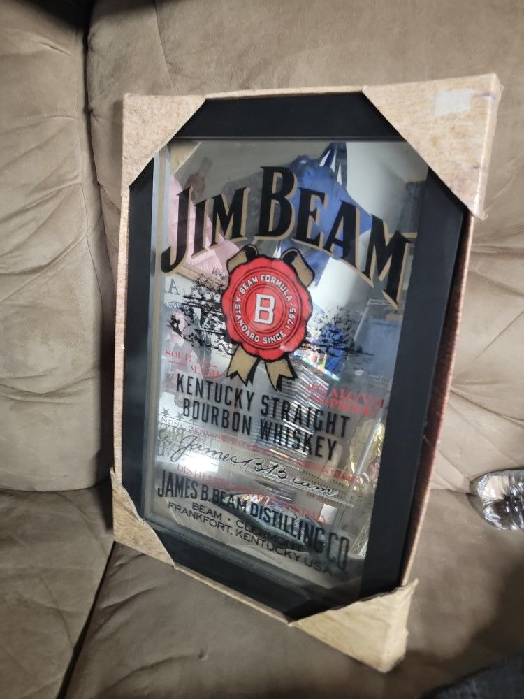 Jim Beam Bar Mirror
