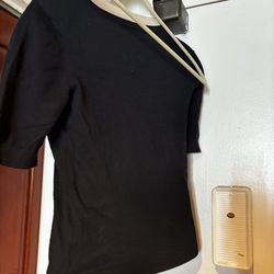 Chanel dress Shirt Crew Neck blouse Short Sleeve Uniform top classic sweater