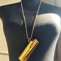 Chic Gold Lighter Necklace