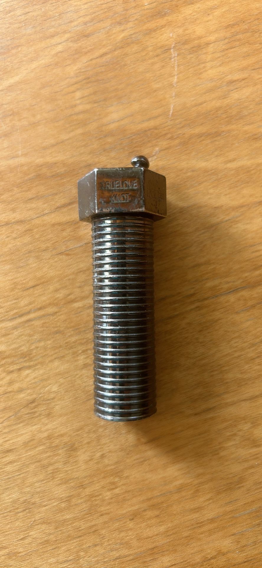 3" Screw Bolt Shape Lighter ~ True Love Knot