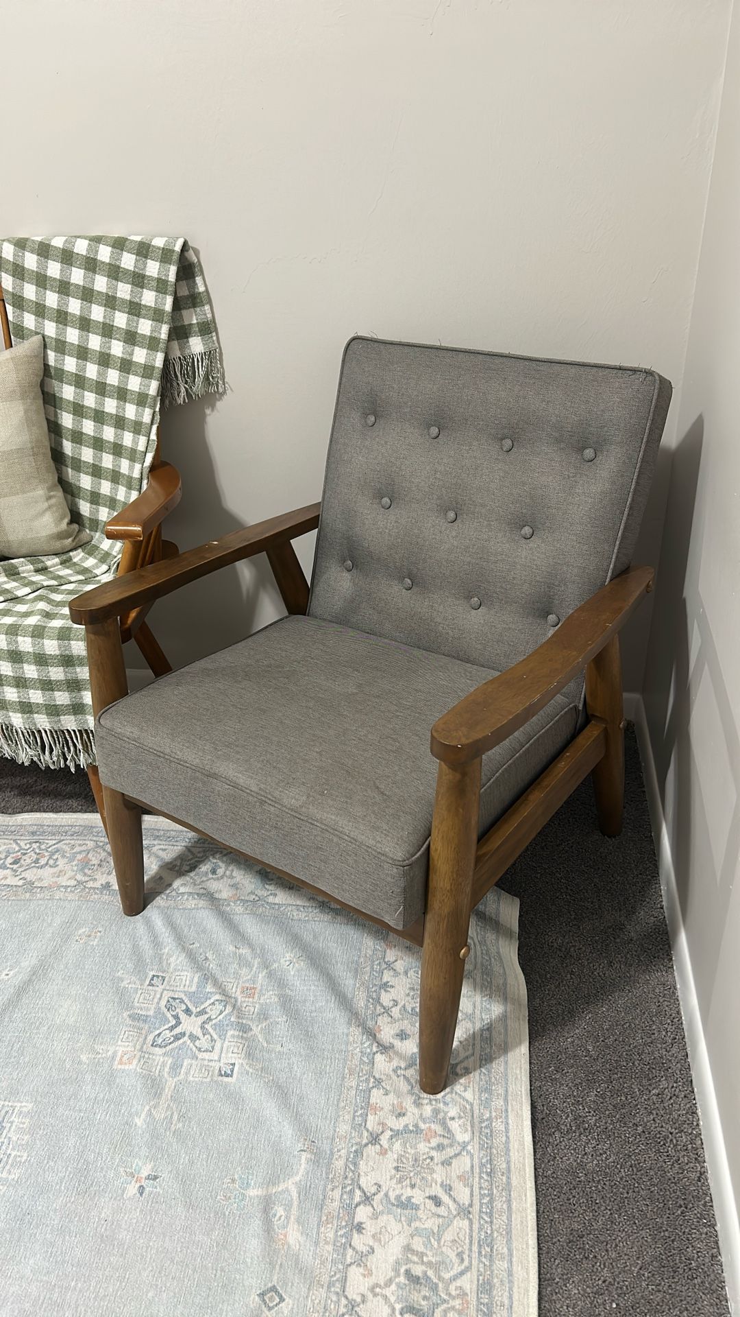Grey Armchair