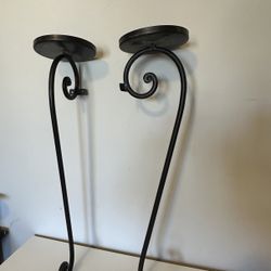 Home Decor Metal Candle Holders (2)