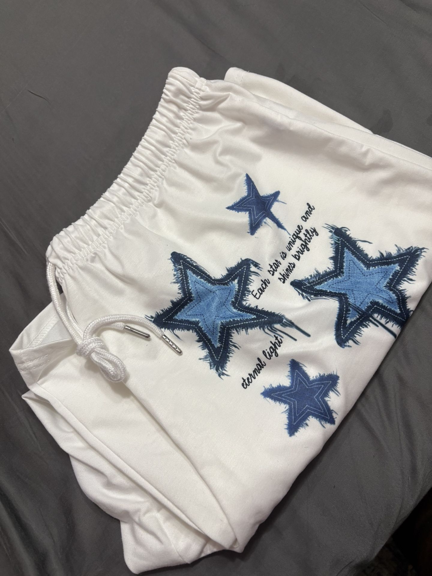 White Joggers Size 2XL