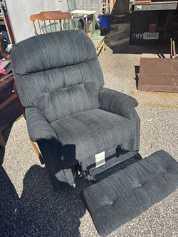 Blue Rocker Recliner $65