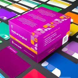 Medical-Surgical Nursing Flash Card Set