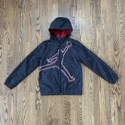 Youth Medium Jordan Hooded Windbreaker Jacket