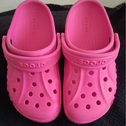 Crocs Pink Child Size 12