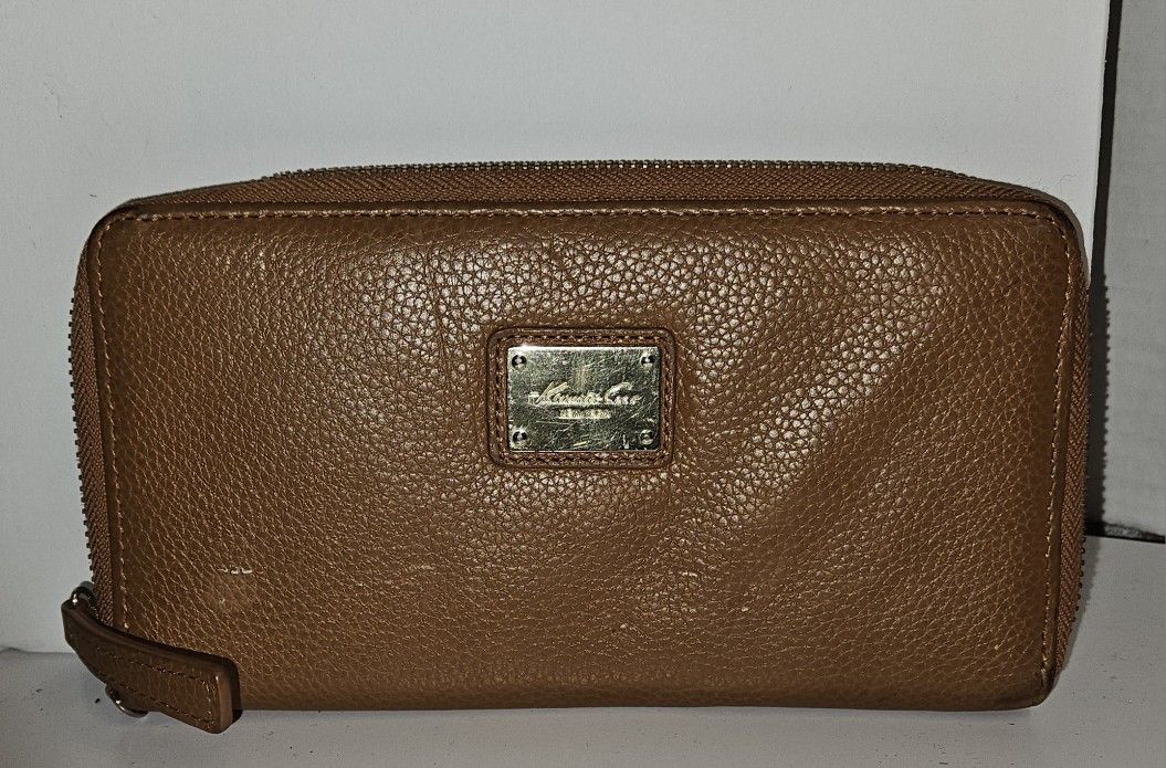 Kenneth COLE Wallet Brown Leather