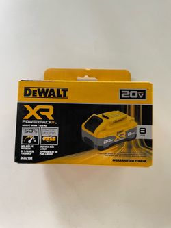 Dewalt XR 8ah 20v Brand New Sealed Battery