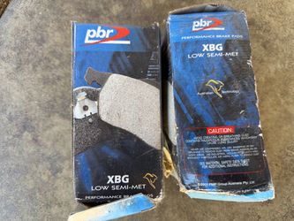 PBR XBG BRAKE PADS F/R D707RM D710RM