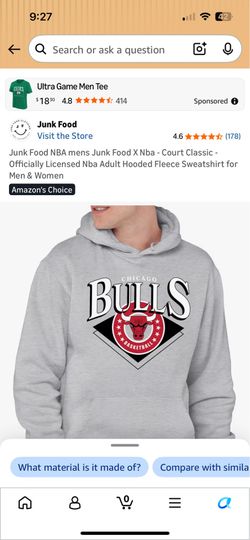 Chicago Bulls Adult Hoodie XL