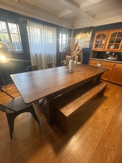 DINNING TABLE WITH BENCH/ need gone by Saturday