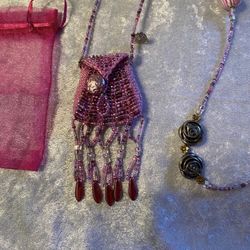 Artisan Made Amulet Bag Necklace 