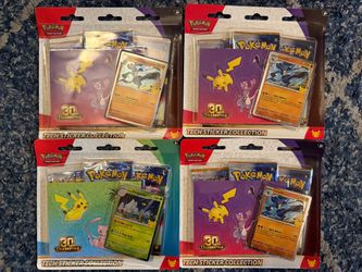 Pokémon TCG 30th Celebration Tech Sticker Collection 3 Packs