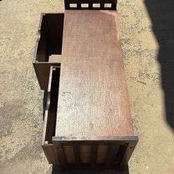 Free - Two Drawer Storage Bench