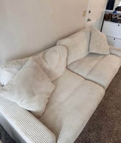 Corduroy Fabric Couch