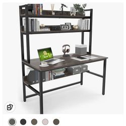 Aquzee Desk With Hutch