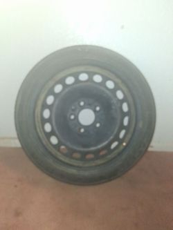 Spare tire temporary.
