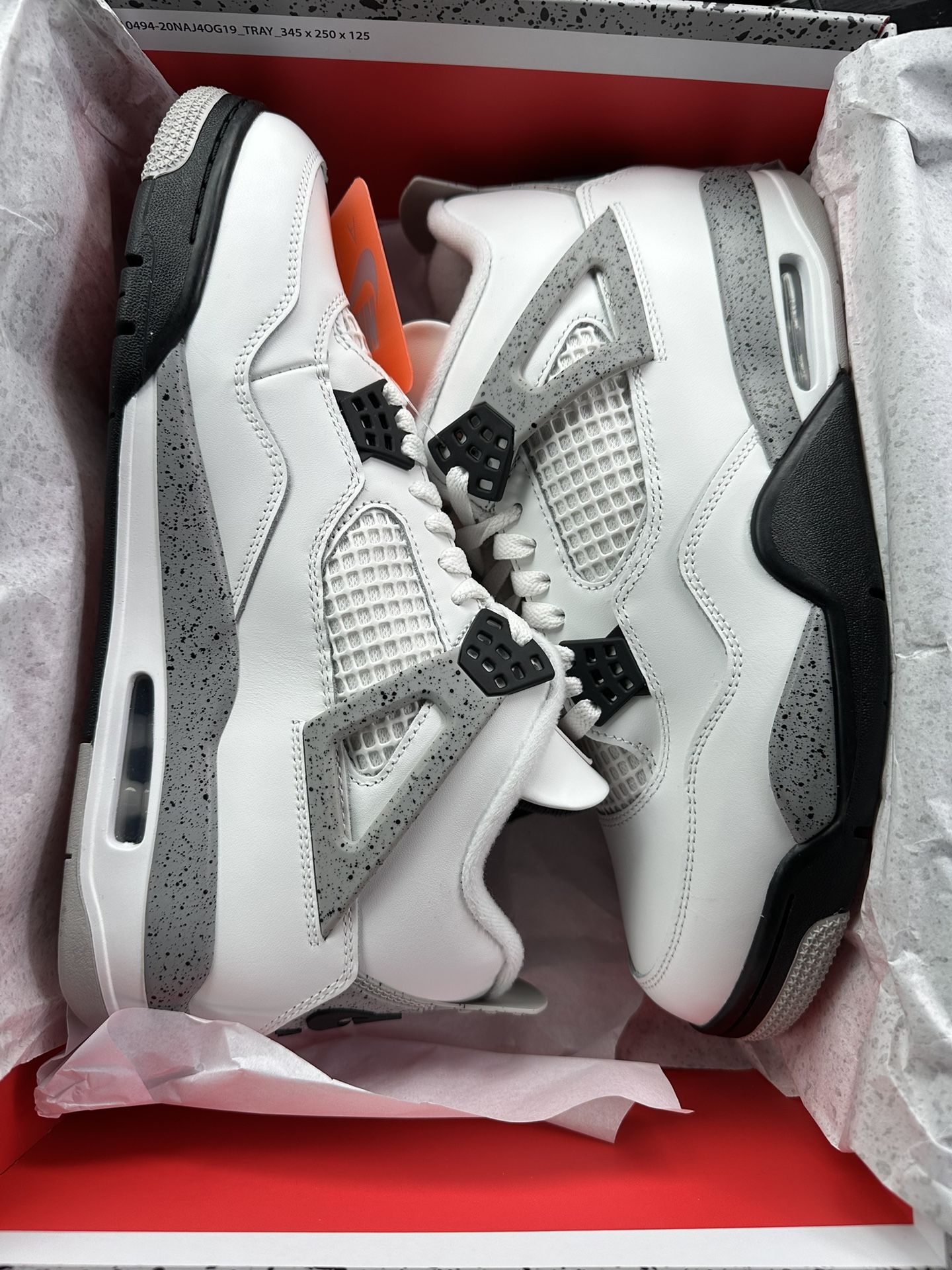Jordan cement 4 Retro Sz 10.5 