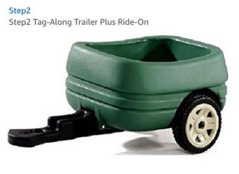 Step 2 tag along trailer... used but perfect condition