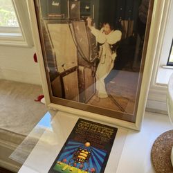 JIMI HENDRIX RARE Original Handbill And 8x10 Photo