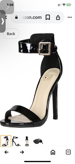 Delicious Womens Canter Classy Dress Open Toe Buckle Ankle Strap Stiletto Heel