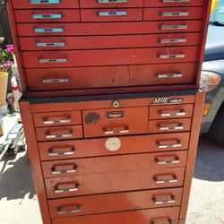 VINTAGE "MAC TOOLS" ROLLING TOOL BOX 