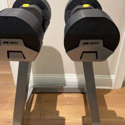 MX55 Weight Set   Goes Up To 55lbs Each