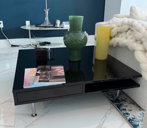 Table black for living room
