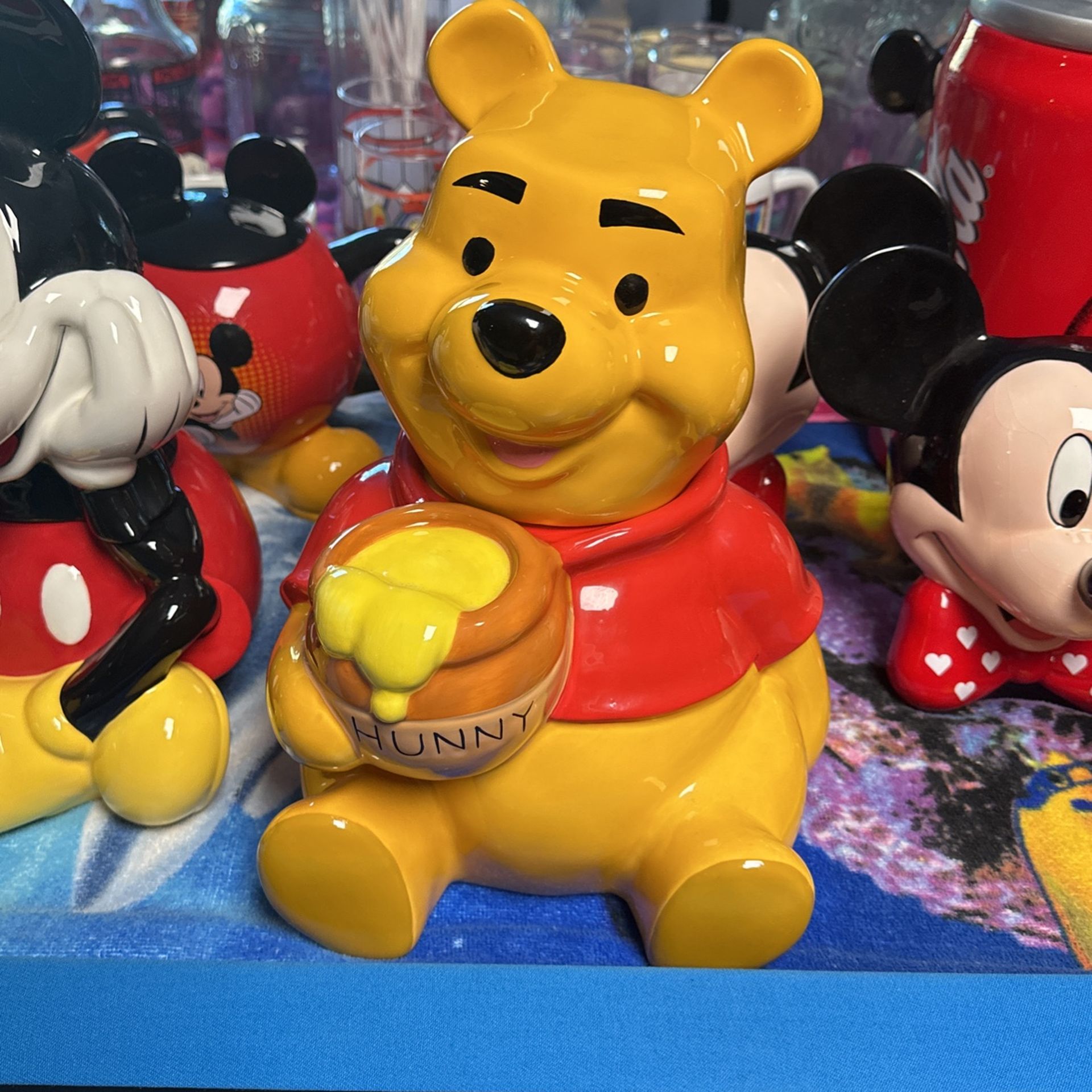 Vintage Disney Winnie The Pooh Cookie Jar