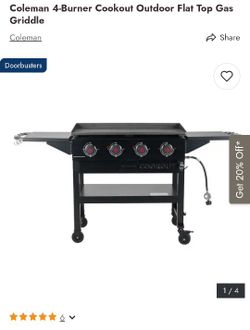 Coleman 4-Burner Cookout Outdoor Gas
