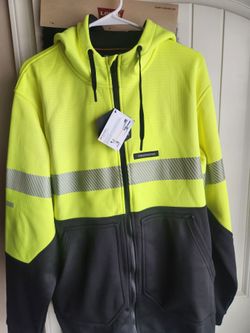 Men's XL Truewerk M2 Full Zip Hoodie Hi-Vis