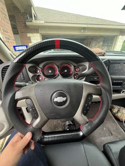Silverado Sierra Tahoe Carbon Fiber Steering Wheel 