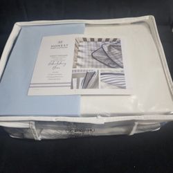 Sweet Dreams 5 Piece Crib  Bedding Set By Honest Baby Clothing  Huckeberry Blues