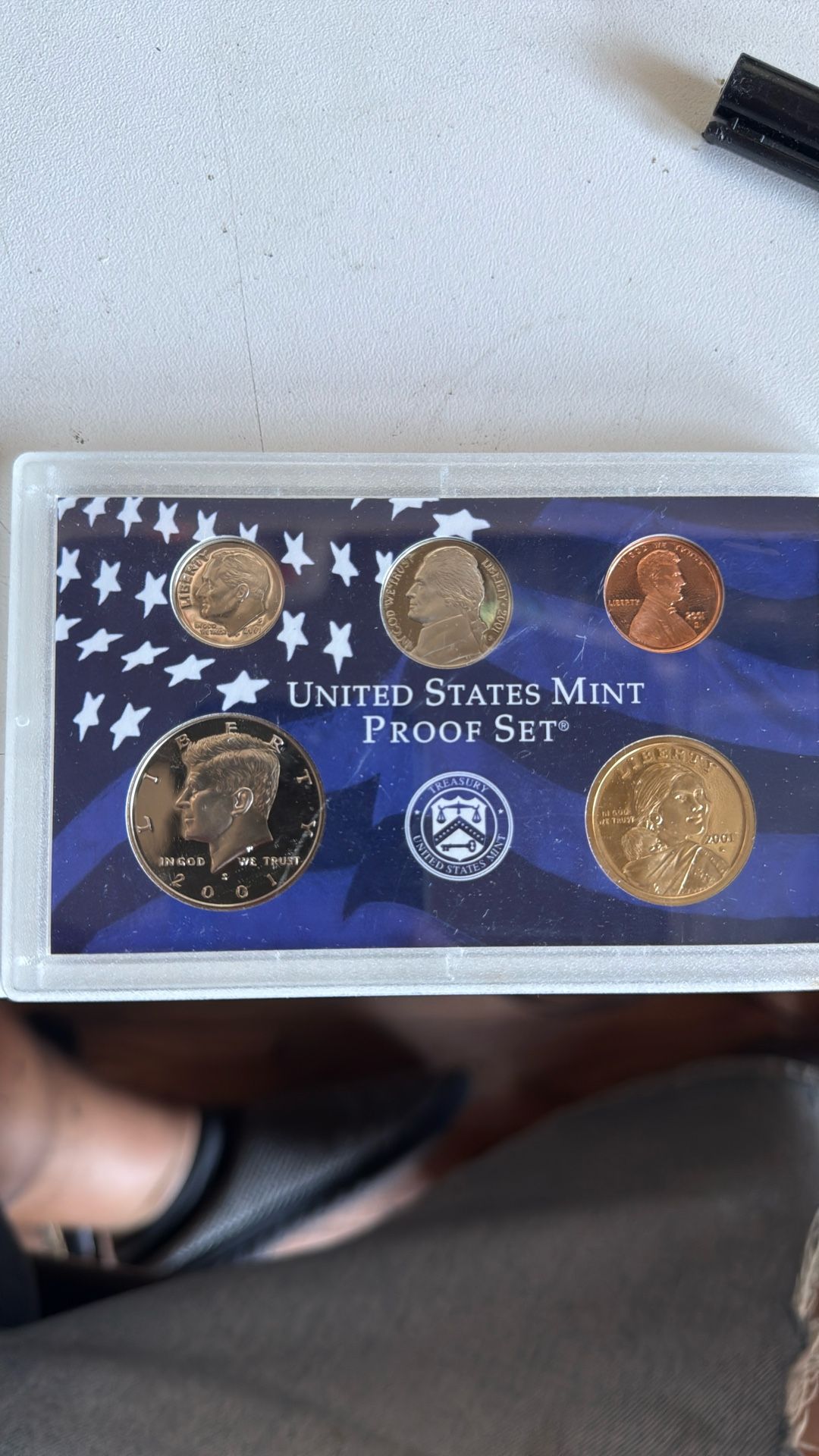 2001 US Proof Set Coins